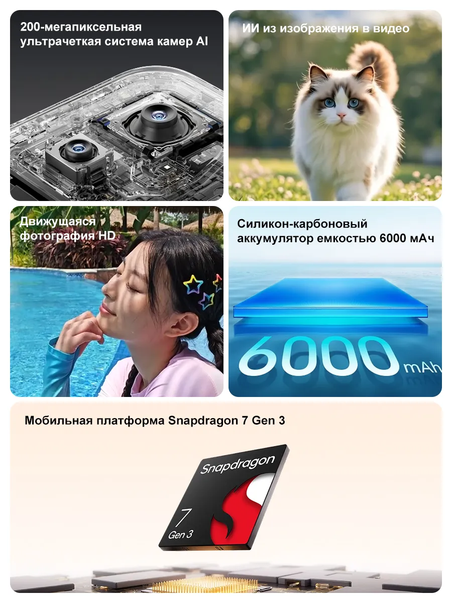 Смартфон Honor 400 5G Pусская версия eSIM NFC